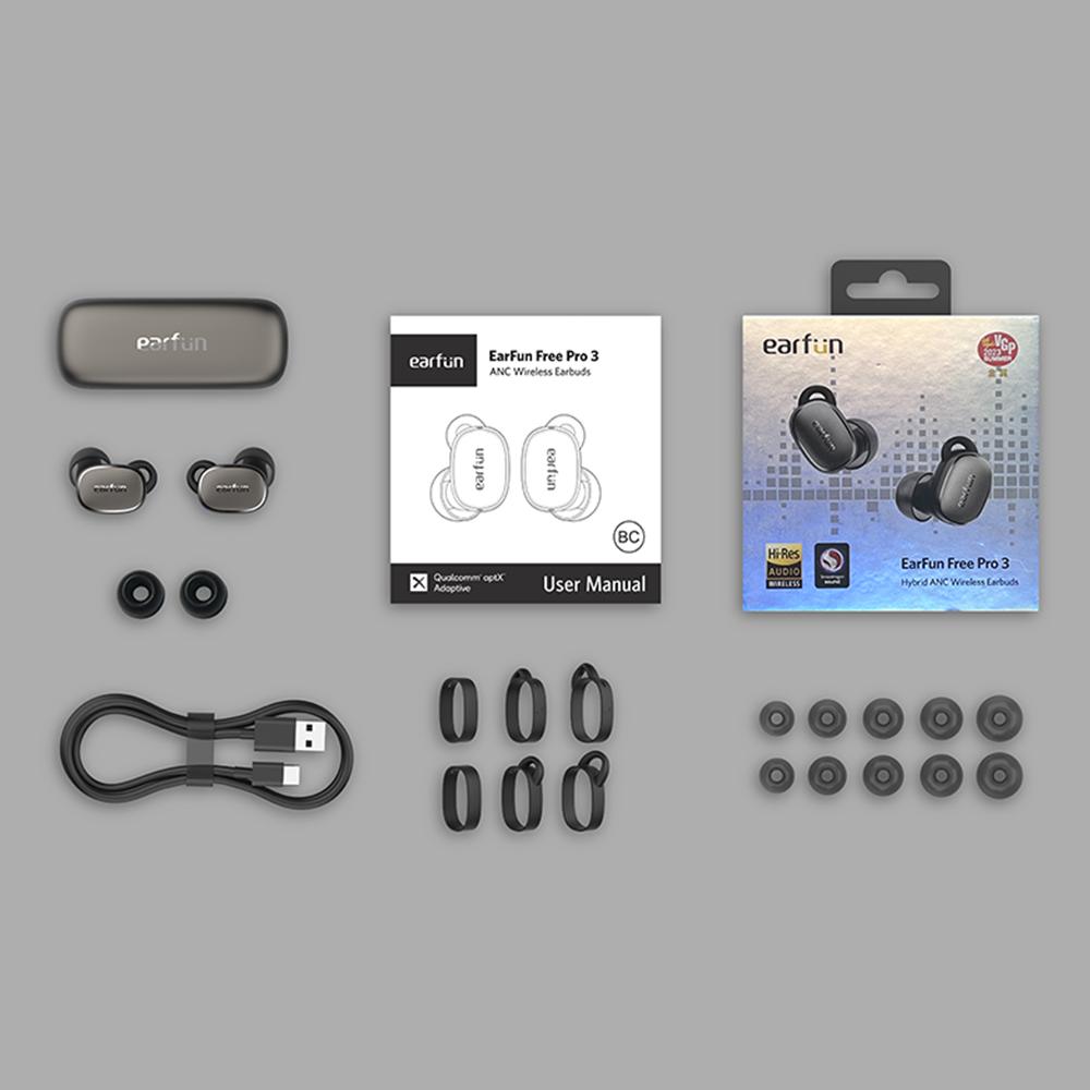 EarFun Free Pro 3 teljesen vezeték nélküli fülhallgató zajszűréssel