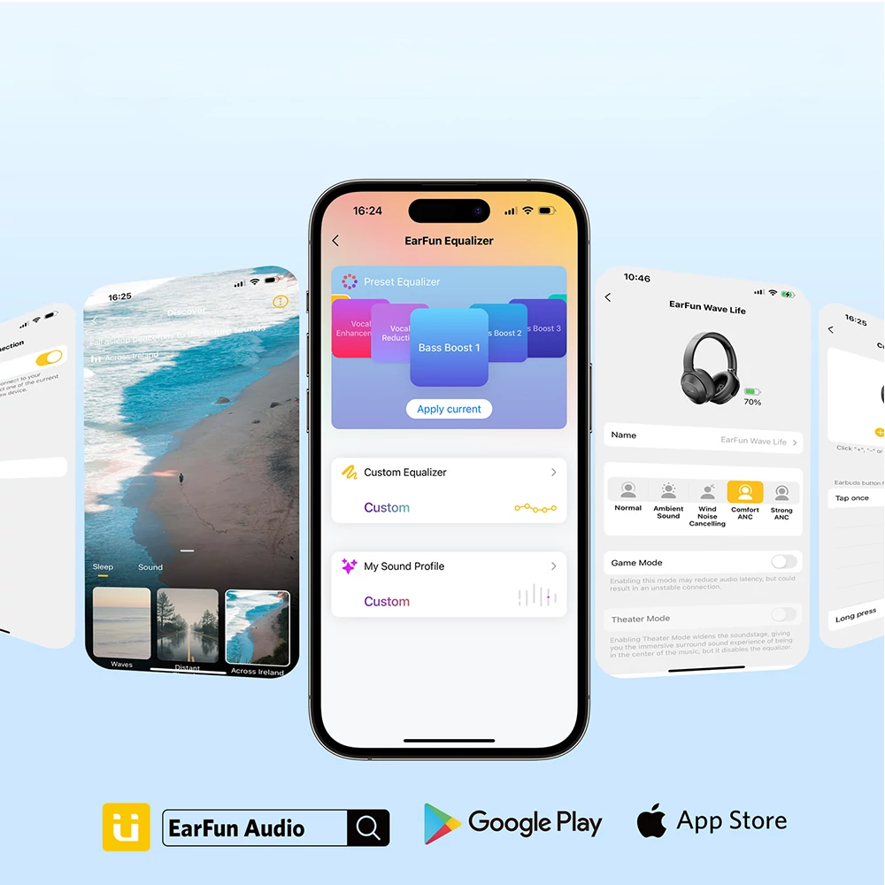 EarFun Wave Life – Testreszabható hangzás EarFun Audio appal